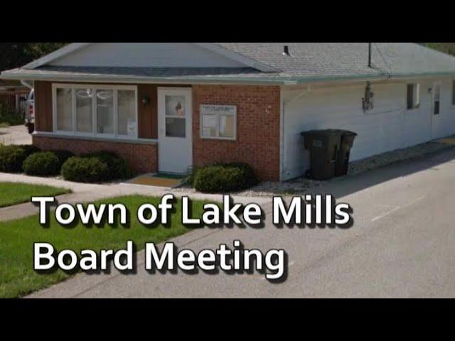 Town of Lake Mills Board Meeting - November 12th, 2024