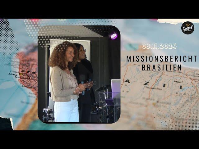 Missionsreise Brasilien |Daddi Yvan Ndoumbé, Vani Ndoumbe, Floristella und Michael Lucas |03.11.2024