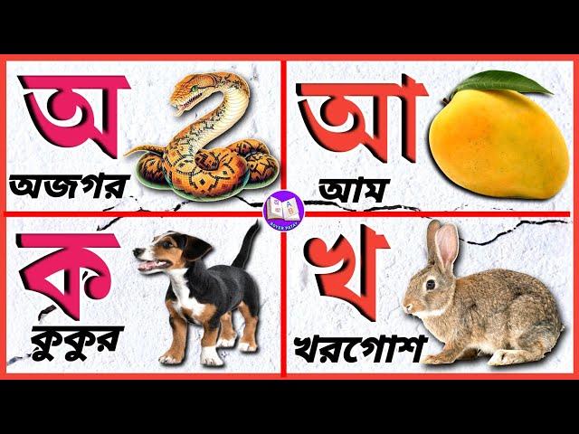 স্বরবর্ণ ব্যঞ্জনবর্ণ অ আ ক খ | Bangla Sorborno Banjonborno | অ'য় অজগর আসছে তেড়ে |Bangla Bornomala