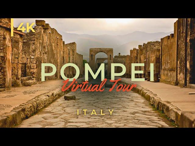 Inside Pompei ruins in 4K - Tour of Pompei, Italy