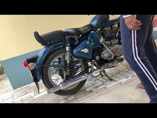 Mini Punjabi Silencer On Classic 350 BS-3 - 2015