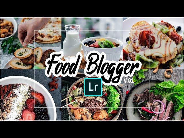 How to food blogger edit in lightroom  | Tutorial Free Preset