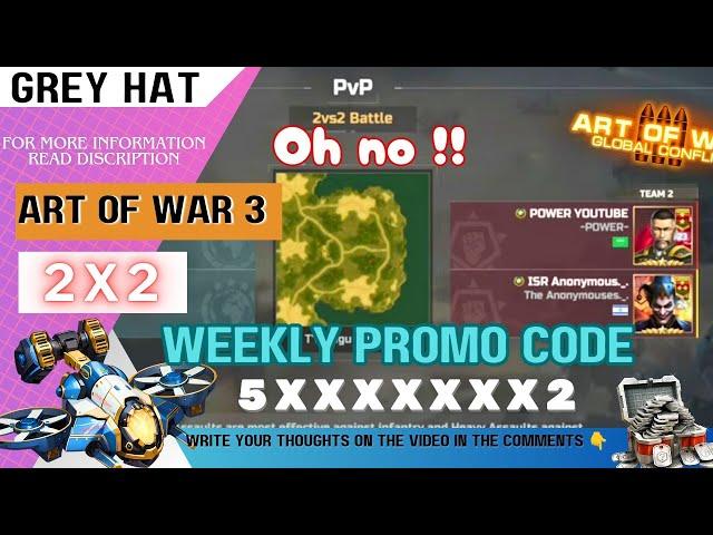 Art of War 3: Global Conflict | 2x2 Battle Review &  Promo Code Giveaway!