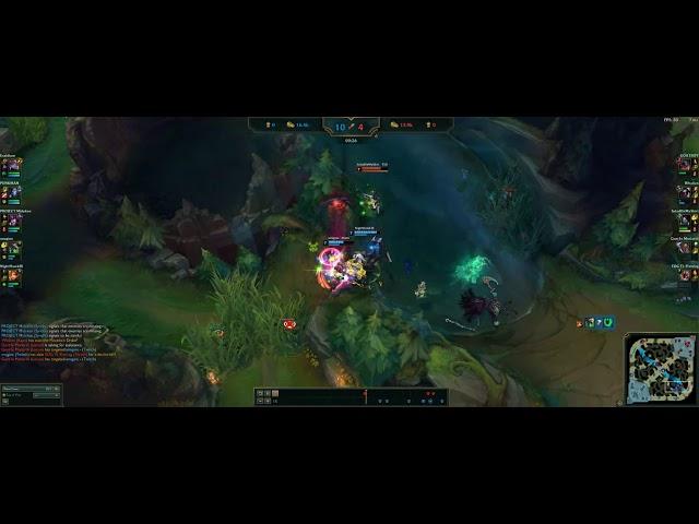 League of Legends: Twitch quadra kill (Season 8)