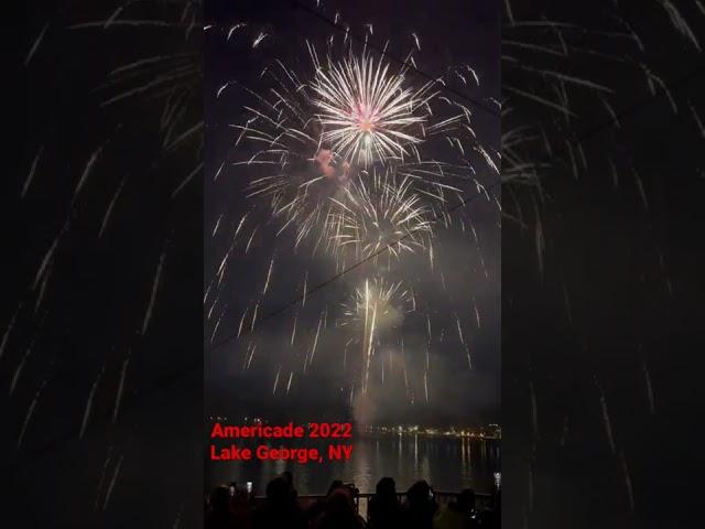 Fireworks on the Mini-HaHa @ Americade Bike Week in Lake George, NY