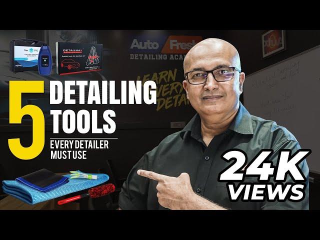 5 MUST HAVE CAR DETAILING TOOLS & ACCESSORIES | The Ultimate Car Detailing Tool