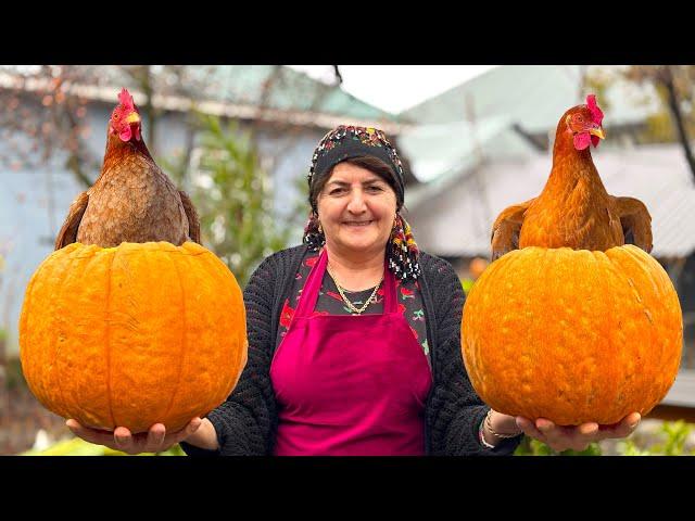 Grandma's Special Whole Chicken in Pumpkin Recipe! Have You Ever Tried This Before?