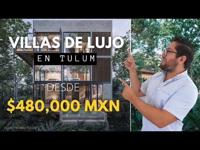 Villas en TULUM $480,000 MX para VACACIONAR e INVERTIR. ¡DE POR VIDA!