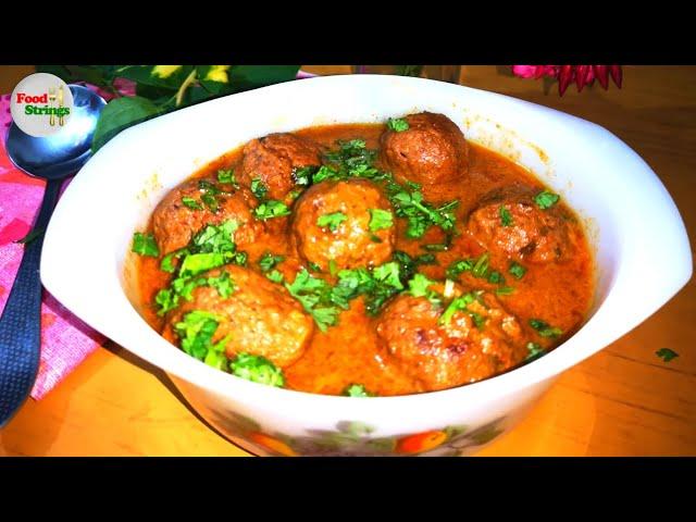 Hyderabadi Kofta Curry Recipe | Beef Kofta curry | kofta Recipe By Food Strings