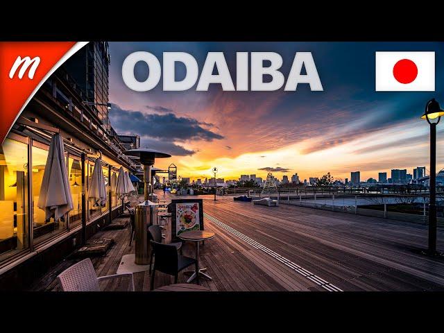 Stunning Sunset from Odaiba Marine Park - TOKYO WALKING TOURS