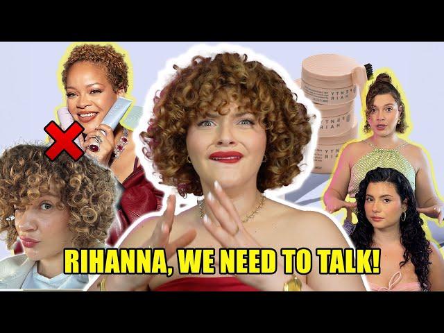 CURLY HAIRSTYLIST REVIEWS RIHANNA'S FENTY HAIR LINE FOR 1 WEEK(watch this before you buy)