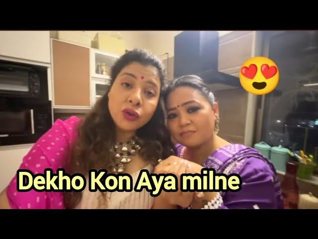 Bharti Singh ae Sambhavna sy milne Sambhavna Seth new vlog Bharti Singh new vlog