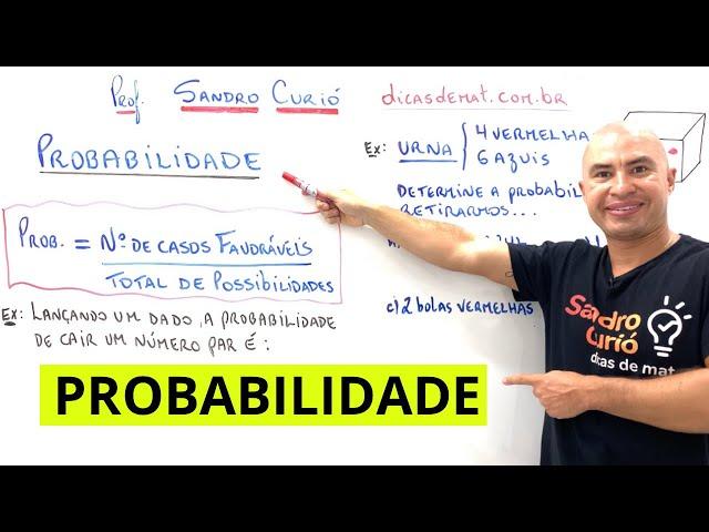 PROBABILIDADE MATEMÁTICA | O QUE MAIS CAI EM PROVA