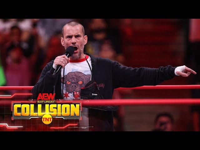 CM Punk returns and Has Plenty To Say! | 6/17/23, AEW Collision