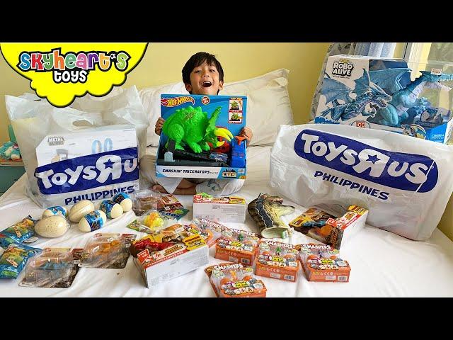 DINOSAURS from Toys R Us!! Skyheart's new dinosaur toys for kids trex mighty megasaur