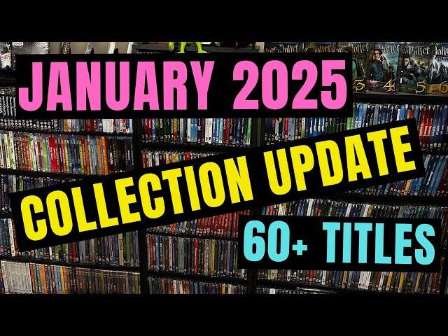 January 2025 Blu-ray + 4K Collection Update - 60+ Titles Added to the Collection