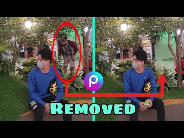 How to remove Person/object, erase unwanted something on your photo (PicsArt)