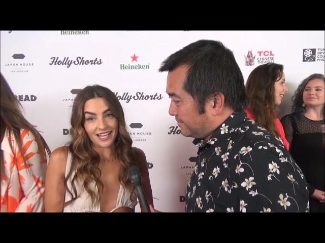 Kayla Compton Carpet Interview for In Training | HollyShorts Film Festival 2022