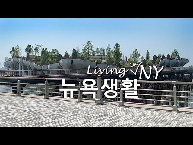 Living in NY VLOG 뉴욕생활, 뉴욕 새로운 명소 인공섬 "Little Island" 보러갔다가 헛탕친 하루, 미국 식품가격, 미국 뉴욕 주부 일상 브이로그