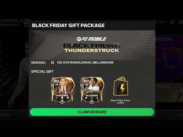 BLACK FRIDAY GIFT PACKAGE CONFIRMED BY EA  FREE 102 RONALDINHO & BELLINGHAM AS GIFT  DO THIS NOW