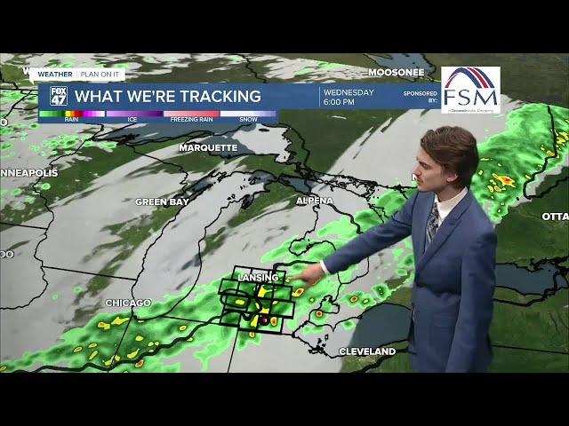 Showers & storms return to Mid-Michigan today with severe impacts possible