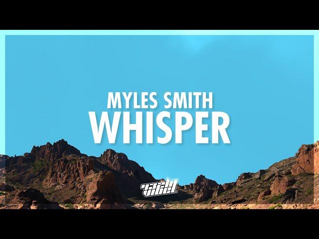 Myles Smith - Whisper (Lyrics) | hold me close tonight in your arms as i whisper (432Hz)