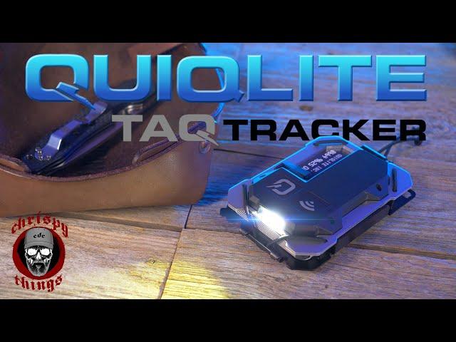 The worlds ONLY tactical wallet with a built in bluetooth tracker & flashlight! Quiqlite TaqTracker!