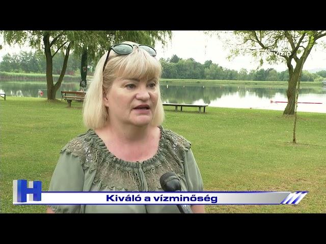 Kiváló a vízminőség – ZTV Híradó 2024-06-27