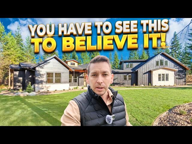 Touring New Construction Homes with Acreage Near Coeur d'Alene [Hidden Gem Community]