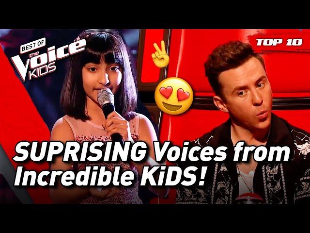 Most SUPRISING Blind Auditions from The Voice Kids!  | Top 10