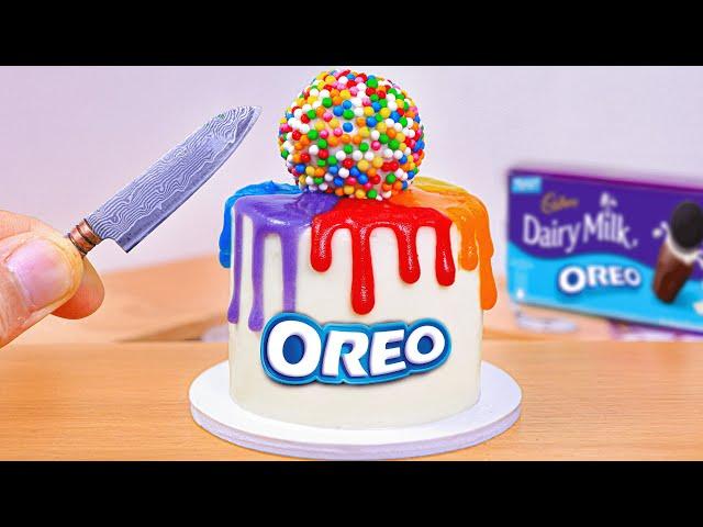 Miniature OREO Chocolate Cake  Wonderful Miniature Rainbow OREO Chocolate Cake Recipes