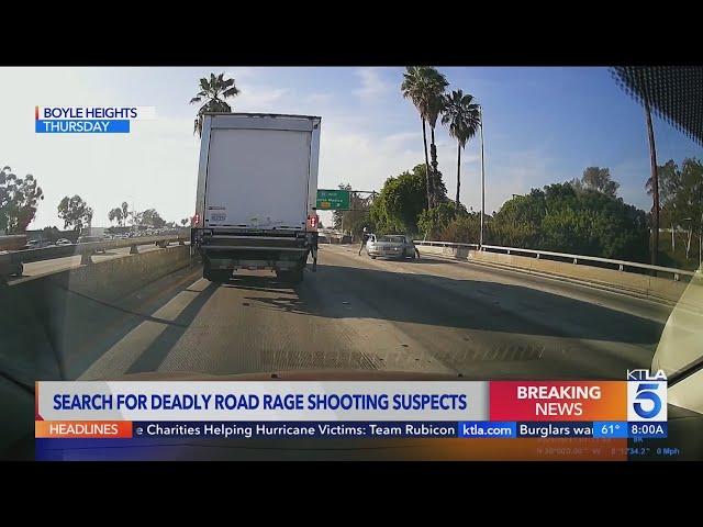 Disturbing video shows road rage suspect shooting, killing man on 5 Freeway in Los Angeles