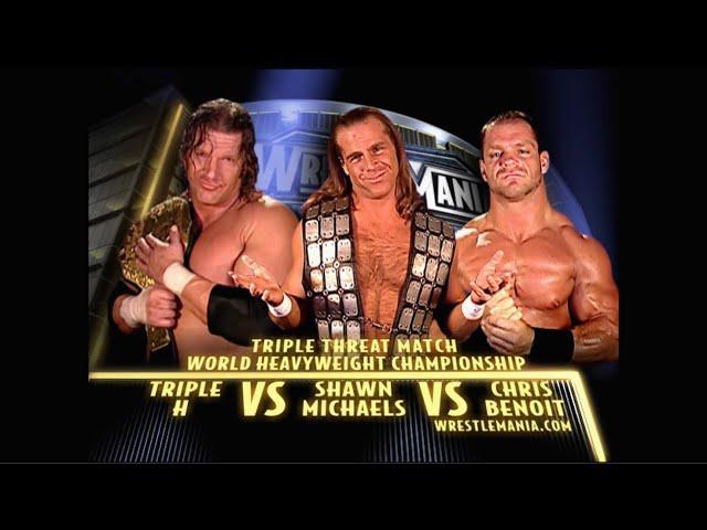 Story of Triple H vs. Shawn Michaels vs. Chris Benoit | WrestleMania 20