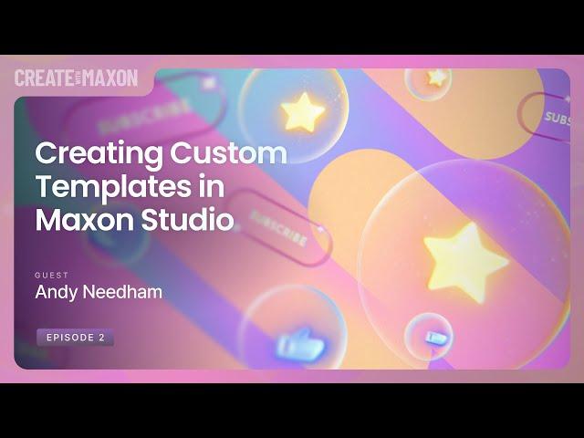 Creating Reusable Graphics Presets with Maxon Studio (2/4) – Create with Maxon