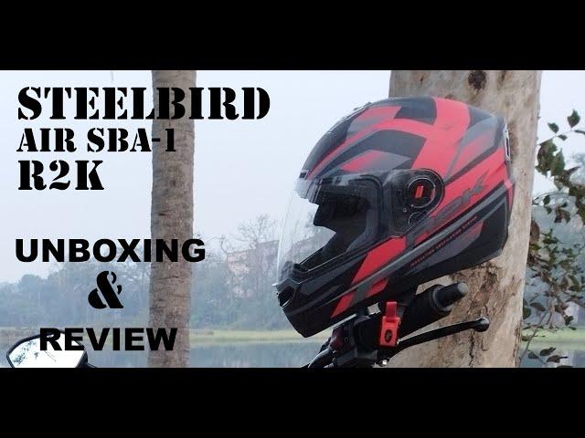 Steelbird Air SBA-1 R2K Unboxing and Review | Best Helmet under 2000 | SAS TV