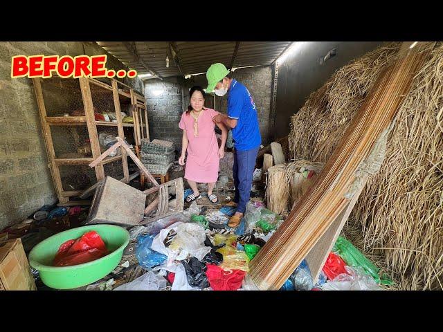 HELP. Girl Gets Unwanted Pregnant, Transform Abandoned GARBAGE House Into Safe Haven - FREE 100%