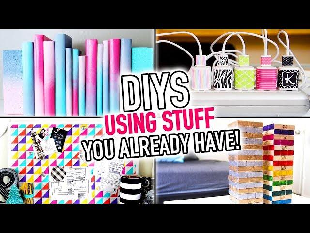 6 DIYS Using Stuff You Already Have Around Your House! ~ DIY Compilation Video - HGTV Handmade