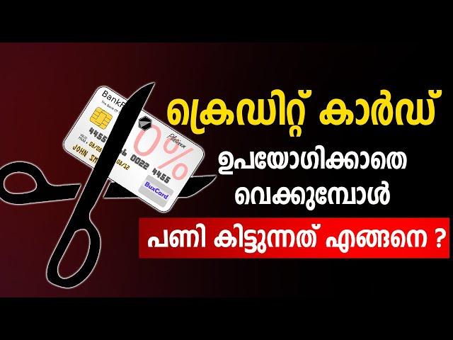 ക്രെഡിറ്റ് കാർഡ് ഉപയോഗിക്കാതെ വെക്കുമ്പോൾ കാണുക | Credit Card Lessons