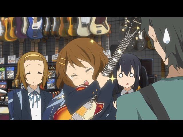 K-ON! - Yui gets her guitar fixed