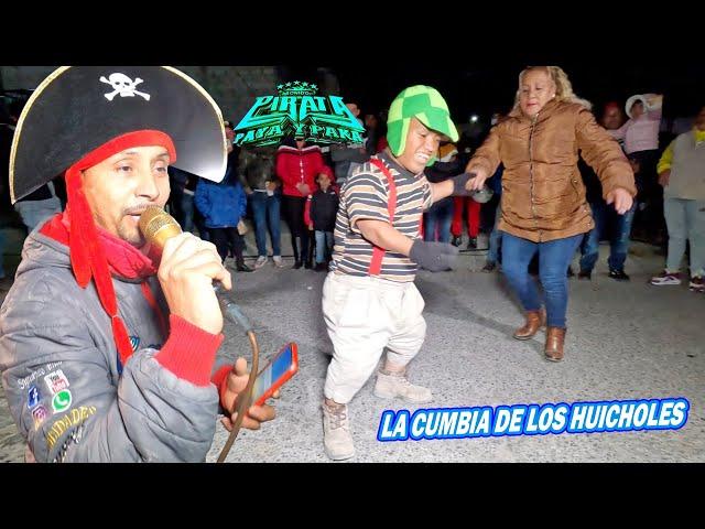  EL MEDIO METRO BAILANDO CON SONIDO PIRATA  |  LA CUMBIA DE LOS HUICHOLES