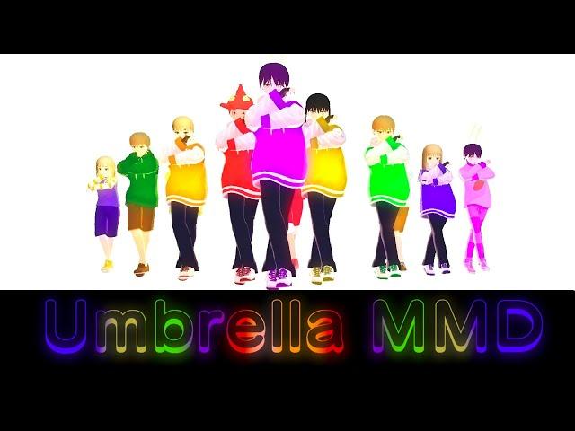 [Sleepground TV MMD] Umbrella with all the models I made