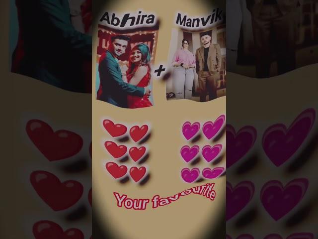 abhira & manvik l #mannat #vikrant #abhira #MannatShow