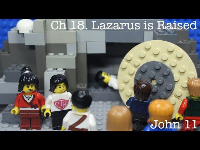 NT Ch 18. Lazarus is Raised from the Dead | LDS Come Follow Me John 11 | LEGO Resurrection