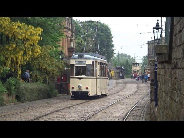 Historic Berlin Tram at Crich Tramway Village/Museum, UK; Berliner Straßenbahn, Rekowagen, Köpenick