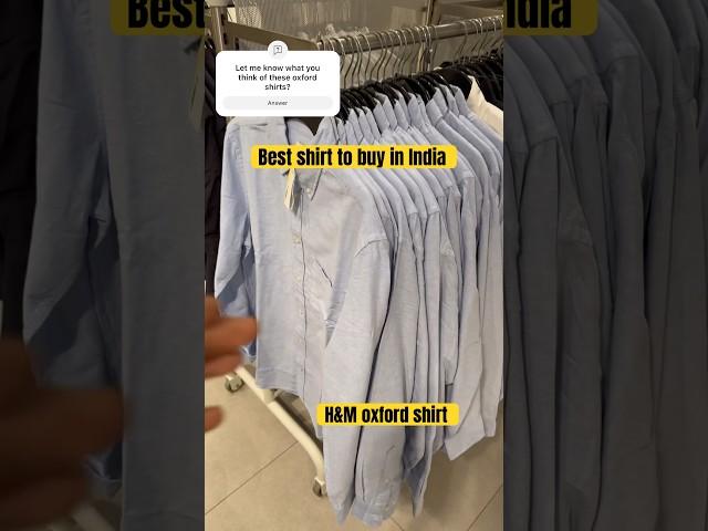 Best shirt to buy in India under ₹1500| #H&M #shirts #menfashion #fashion #shopping #viral #trending