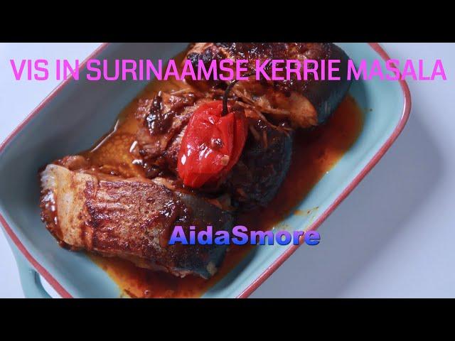 PANGASIUSVIS in SURINAAMSE KERRIE MASALA ||recept||AIDA SMORE