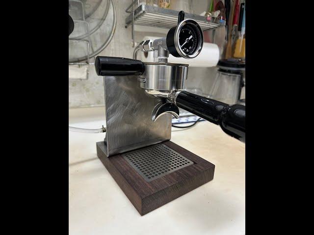 DIY電動家用濃縮咖啡機使用雙嘴把手Double spout portafilter for DIY Homemade Espresso Machine