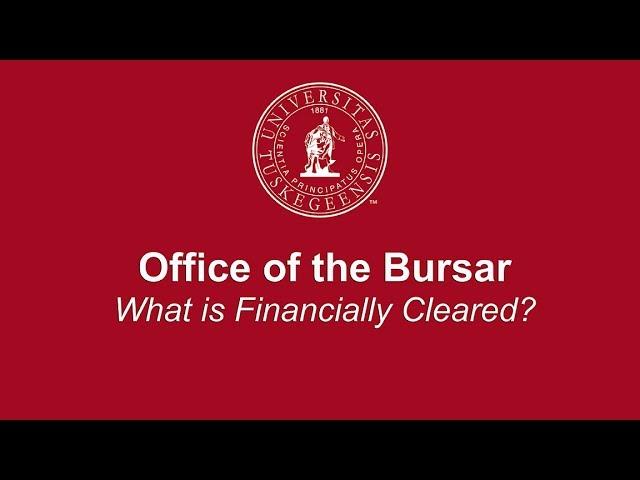 Bursar Registration 2018