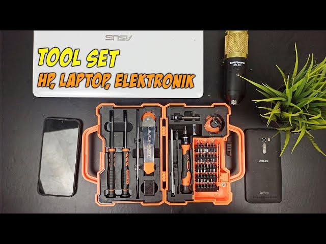 Review Obeng Tool Set JAKEMY JM-8139, Cocok Untuk Servis HP, Laptop dan Barang Elektronik