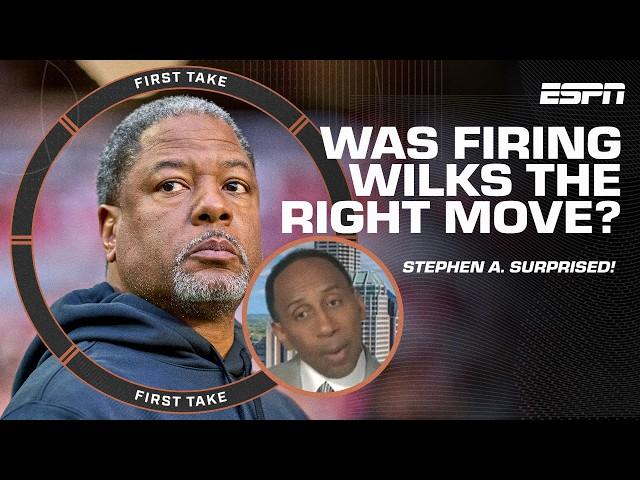 Stephen A. SURPRISED by 49ers decision to FIRE DC Steve Wilks after one season | First Take